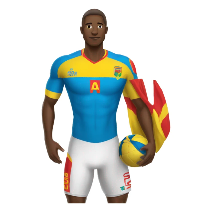 Maillot du congo sticker