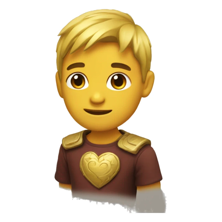 Corazón dorado  sticker