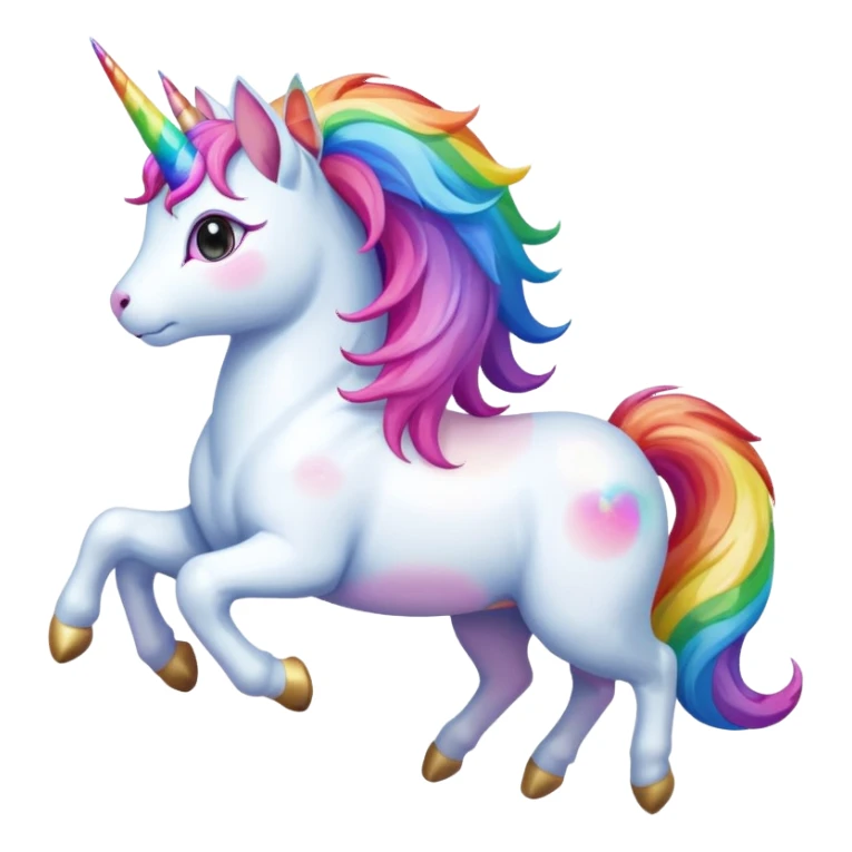 cat riding unicorn sticker