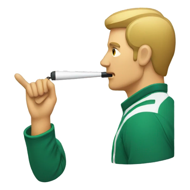 coach whistle sticker