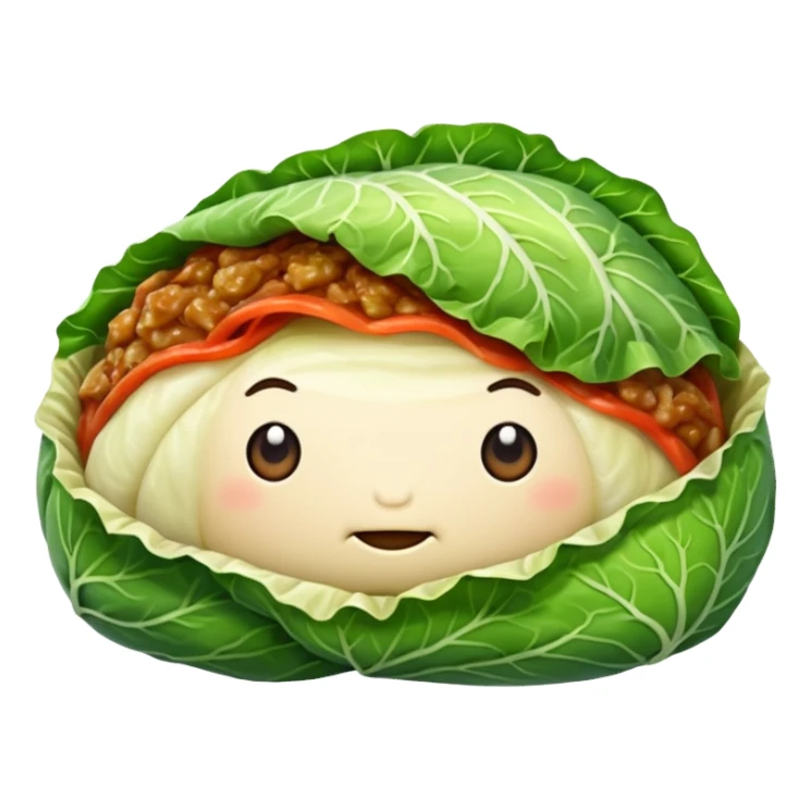 Cabbage roll  with no face sticker