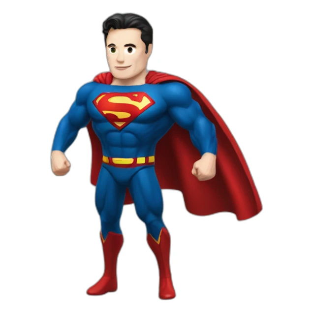 İlon Musk superman sticker