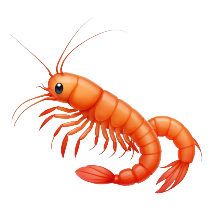 baby shrimp sticker