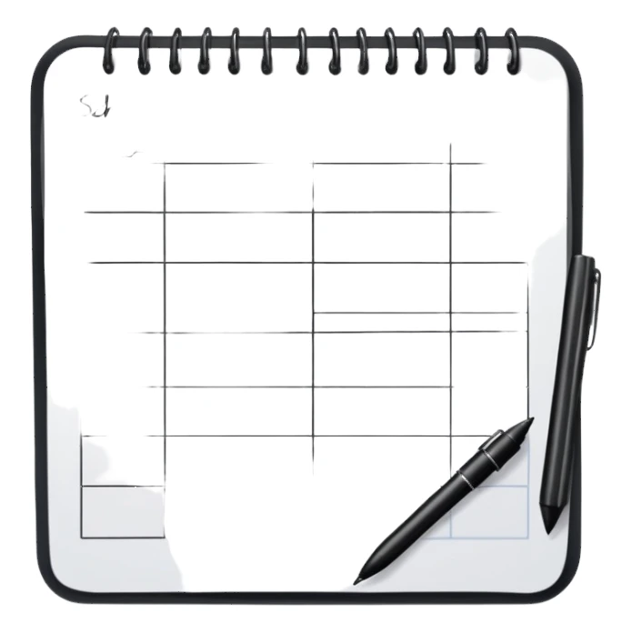 Schedule crossed out in planner sticker