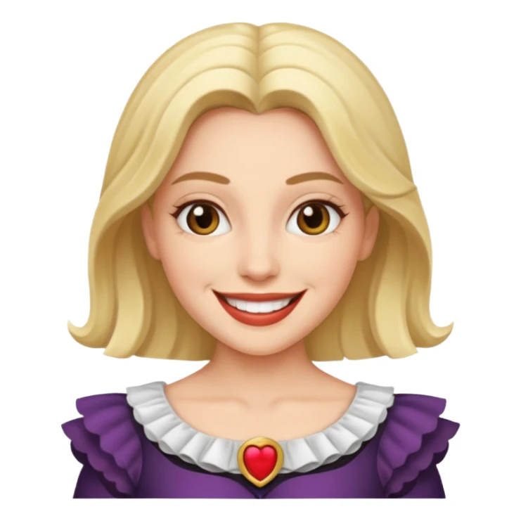 female actor in costume sticker