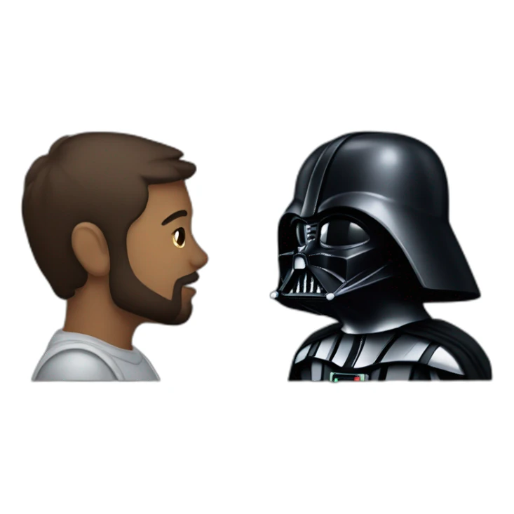 darth vader being gay sticker