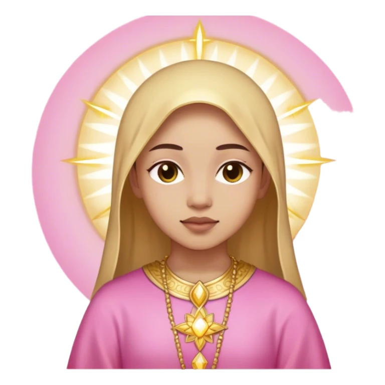 Pink gold spirituality sticker
