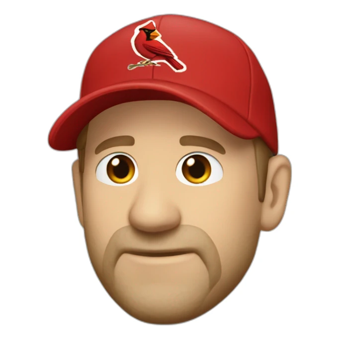 ralph fiennes cardinal red cap sticker