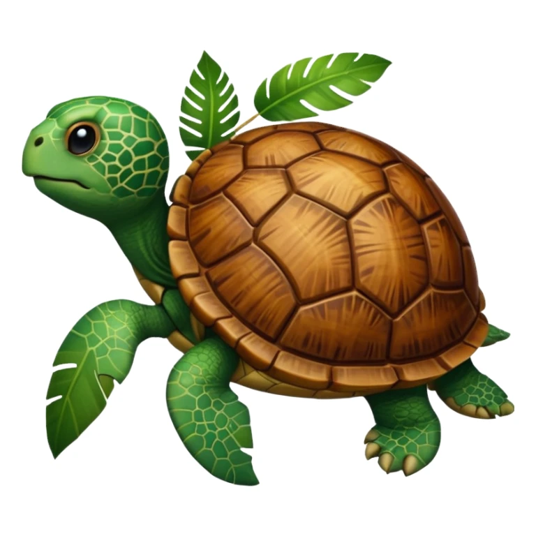 coconut turtle sticker