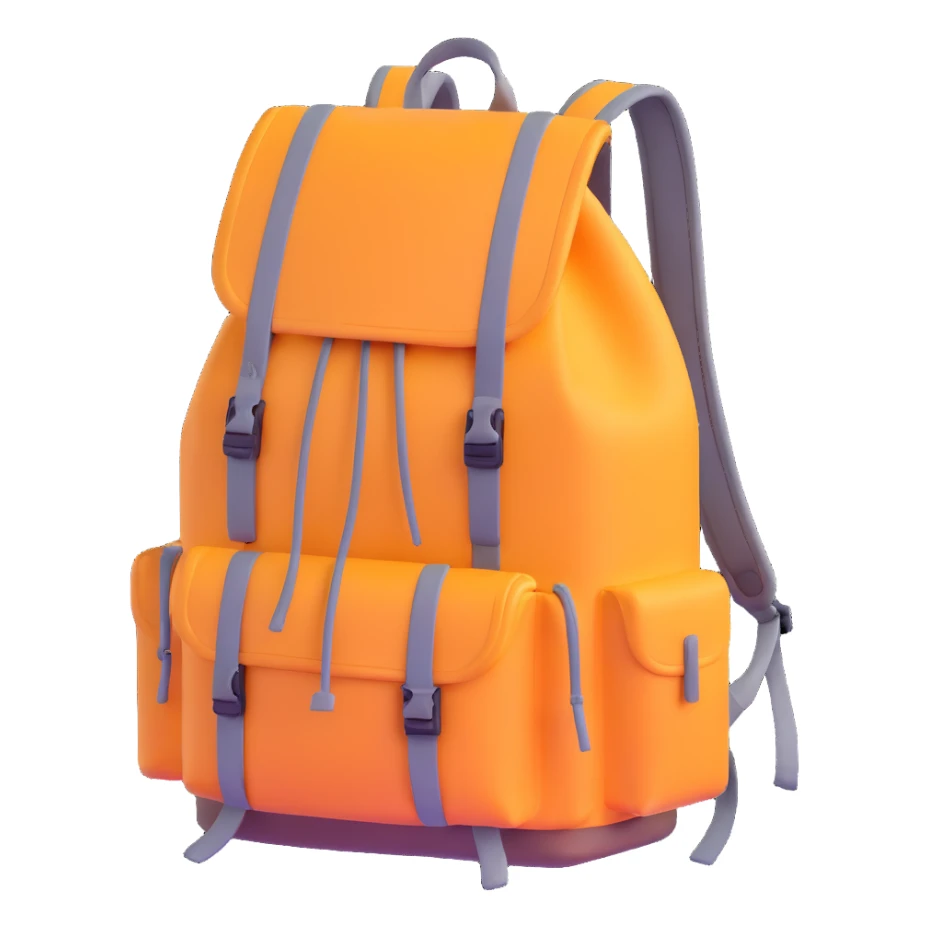 camping backpack sticker