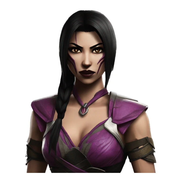 Sadness Mileena Mortal Kombat X sticker