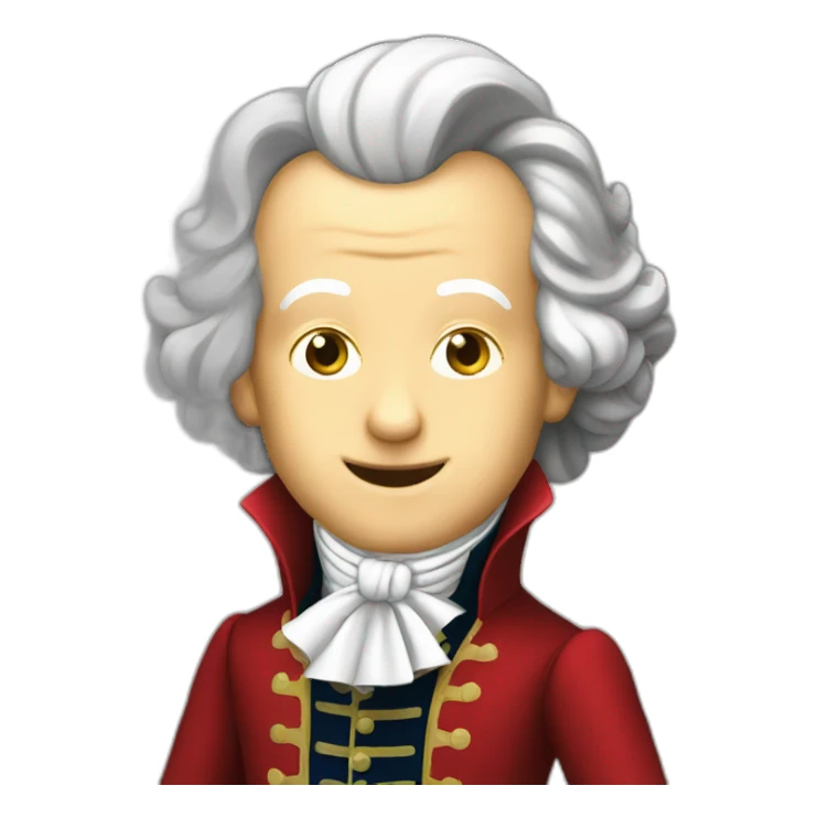 Mozart raving  sticker