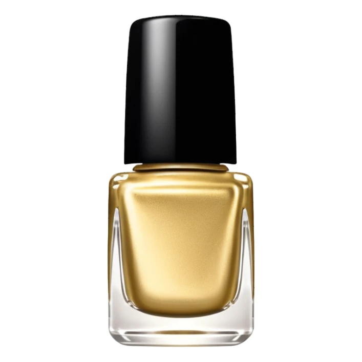 Gold nail polish swatch   sticker