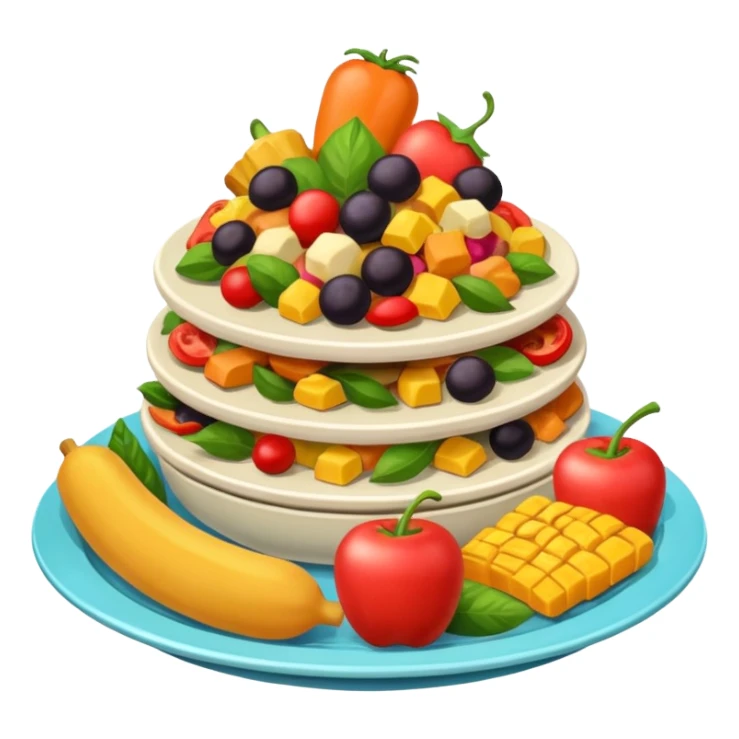 emoji for food service sticker