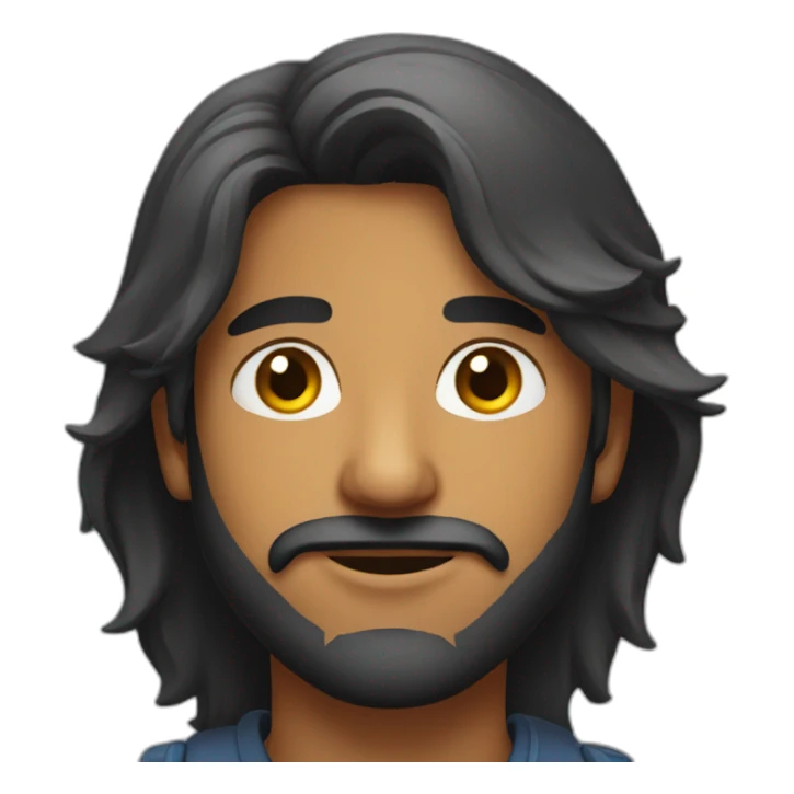 young indian guy in beard sticker