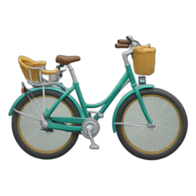 écureuil sur vélo sticker