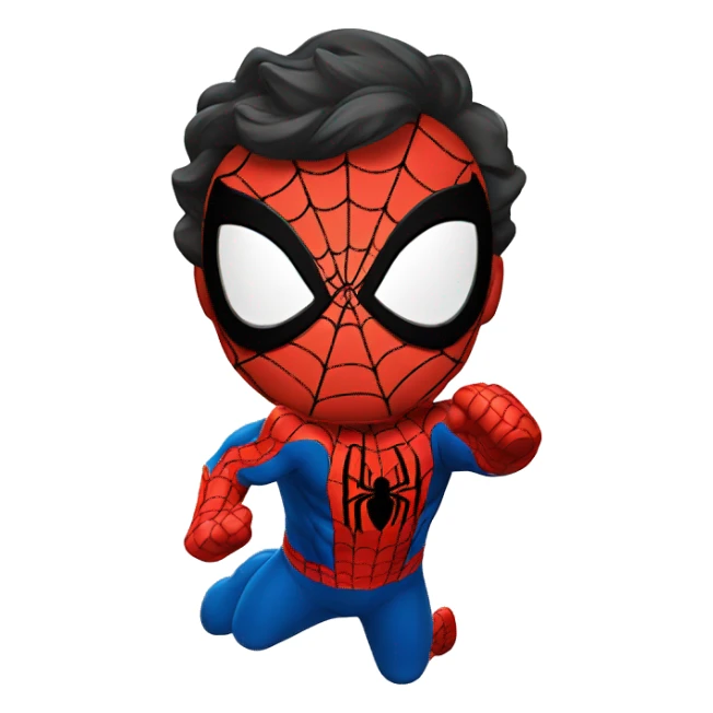 Spider-Man playing sticker
