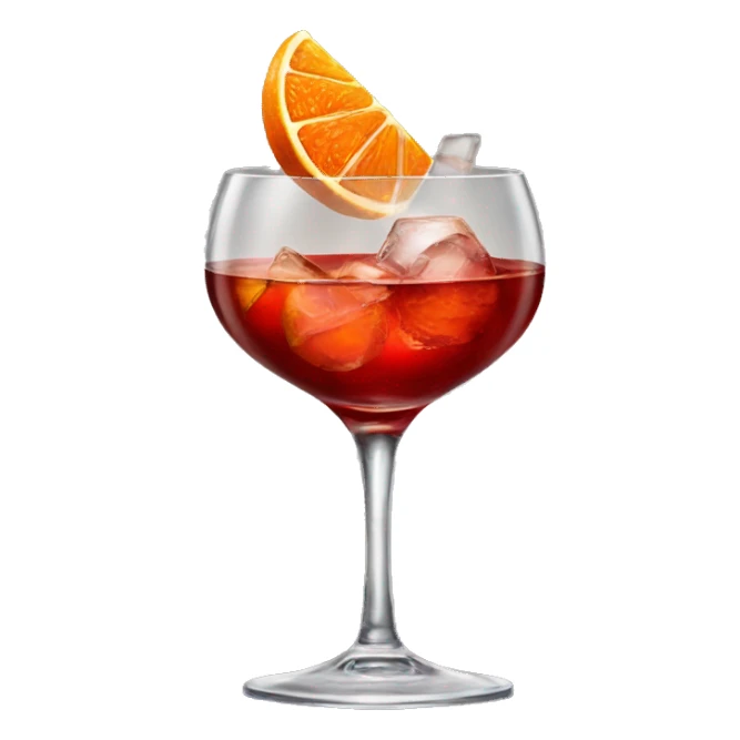 Negroni cocktail luxurious sticker
