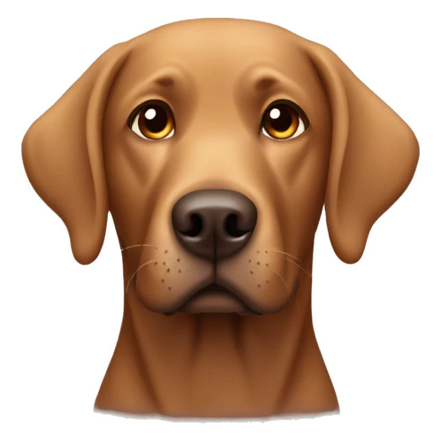 Brown Labrador sticker