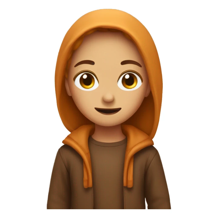 Cute fall cinnamon emoji sticker