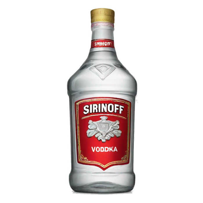smirnoff vodka bottle sticker