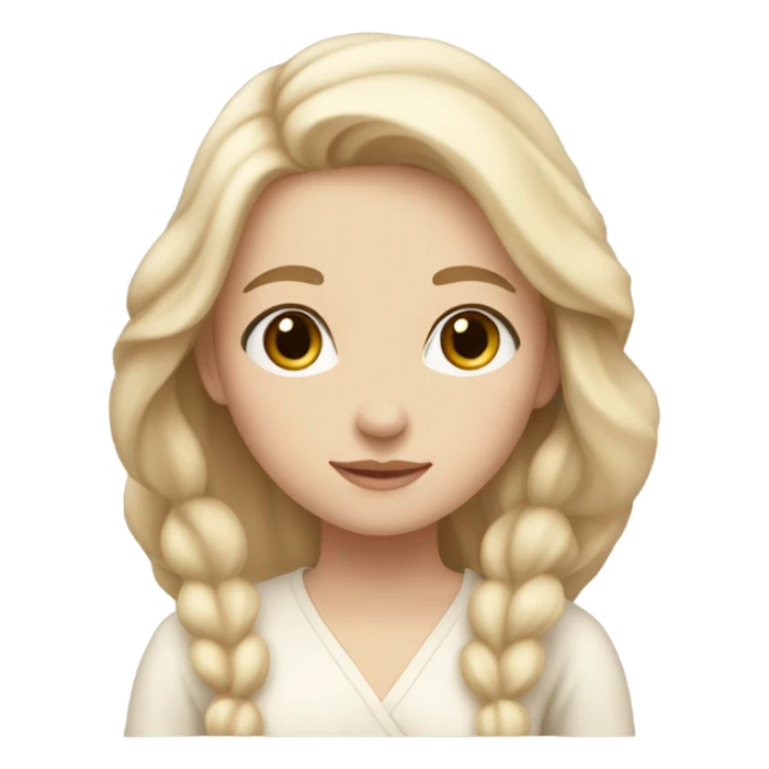 Vanilla girl sticker