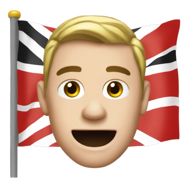 Man Utd flag sticker