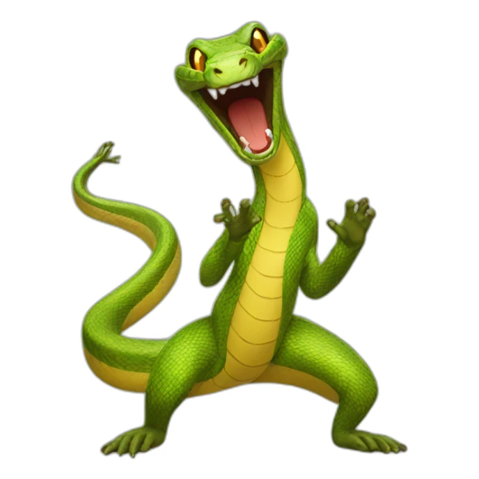 Snake dance sticker
