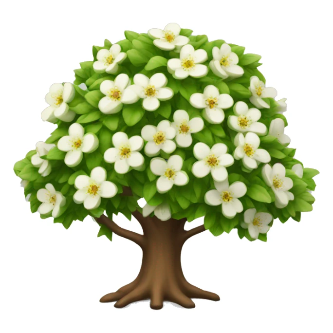 A blooming apple tree sticker
