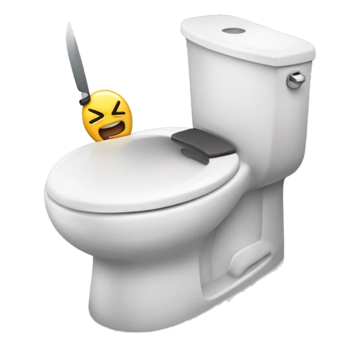 SKIBIDI toilet with murder mystery 2 knife sticker