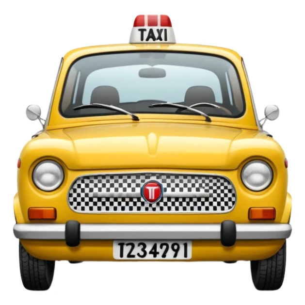 fiat 125p taxi sticker