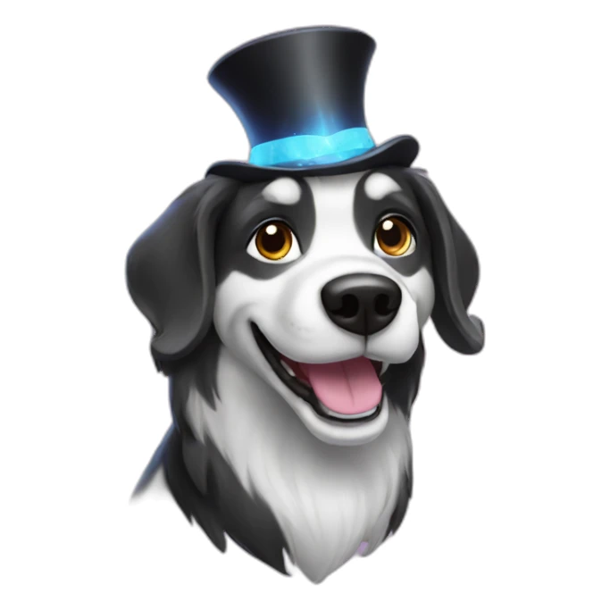 magic dog sticker