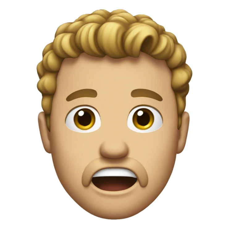 luke kunin yelling sticker