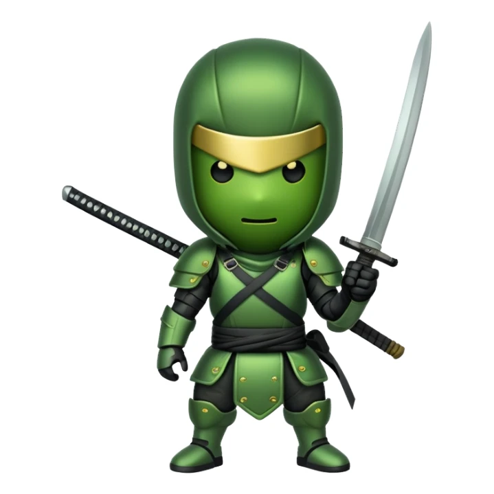 Cyberpunk ninja pickle  sticker