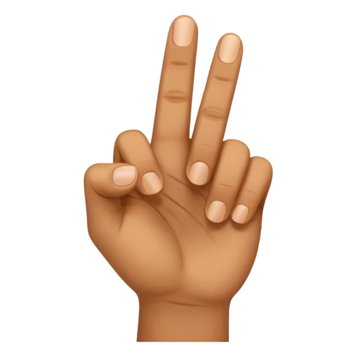 Finger point towards front sticker