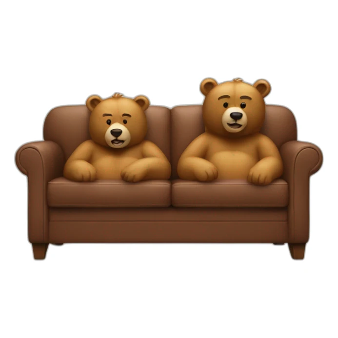 Two-bears-at-couch sticker