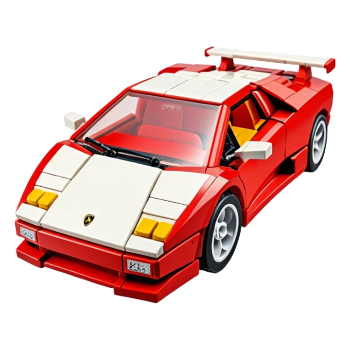 Lamborghini Diablo Lego sticker