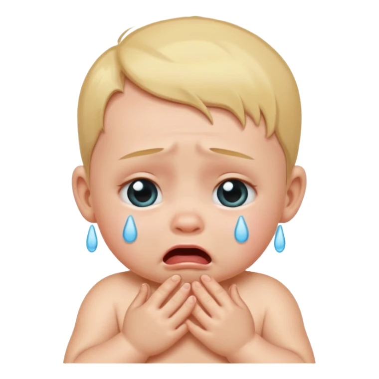 Bébé qui pleure sticker