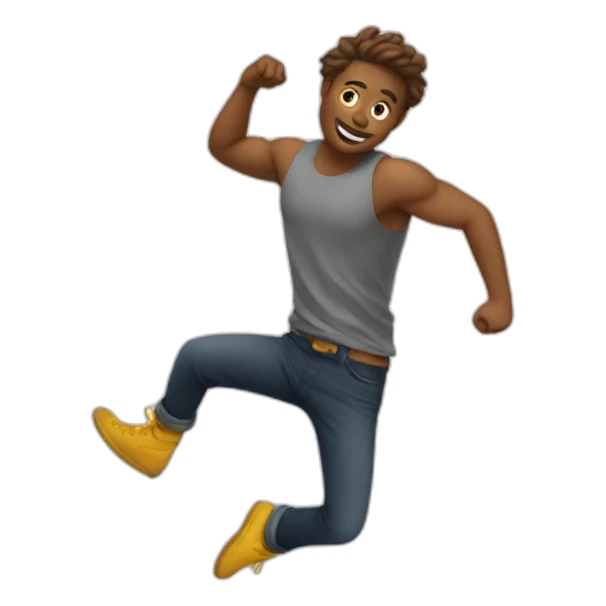 Chat qui danse le break dense  sticker