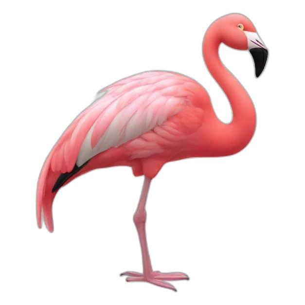Flamant rose zen sticker