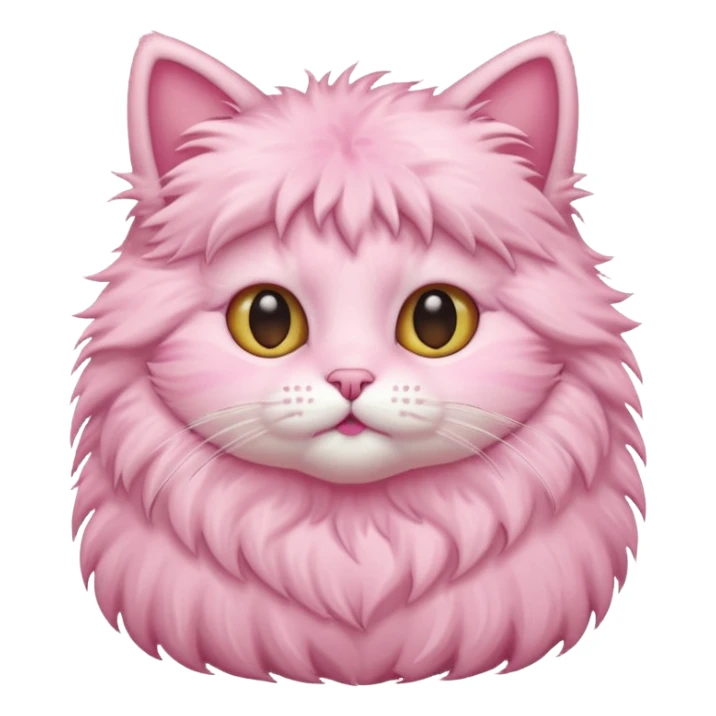 baby pink cat  sticker
