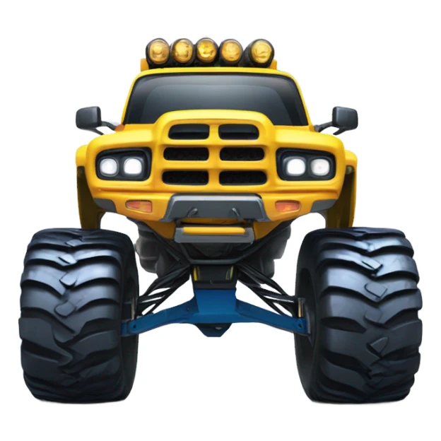 Monster truck sticker