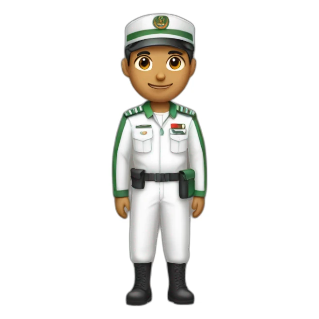 muislum man in Palestineuniform sticker