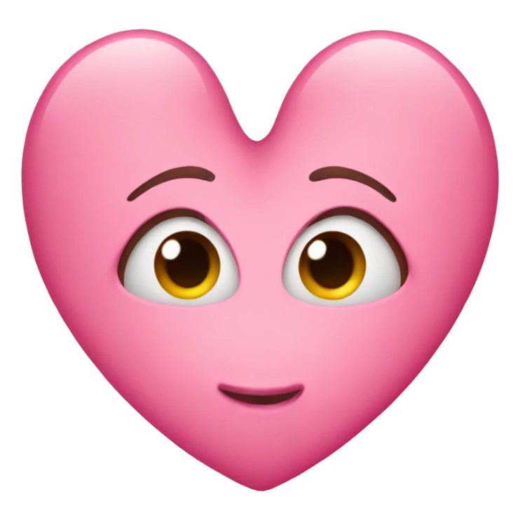 Pink heart sticker
