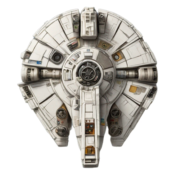 The Millennium Falcon from Star Wars  sticker