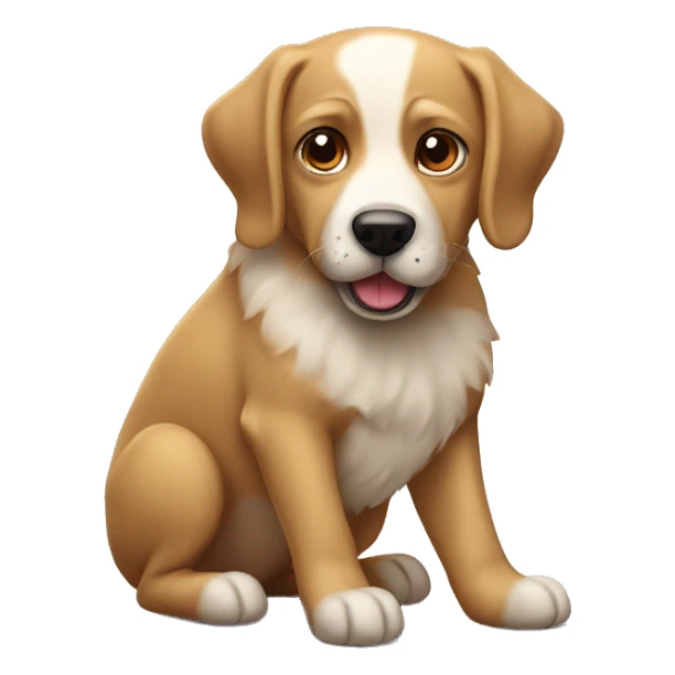 Un perro ladrando sticker