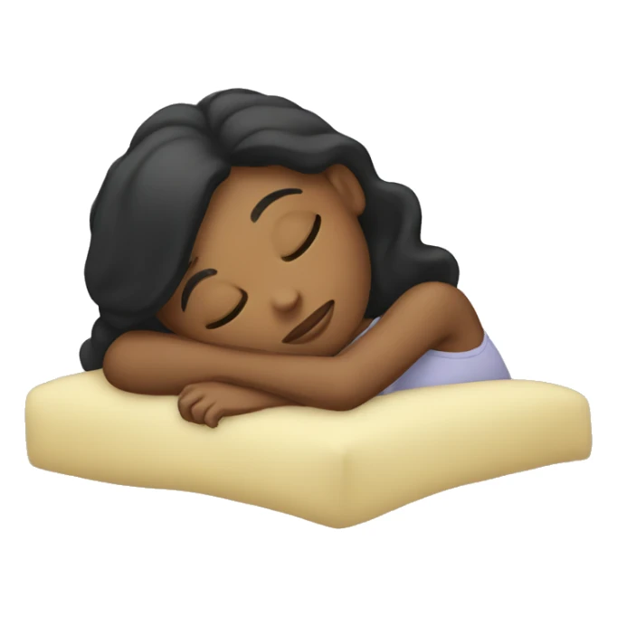 A girl sleeping  sticker