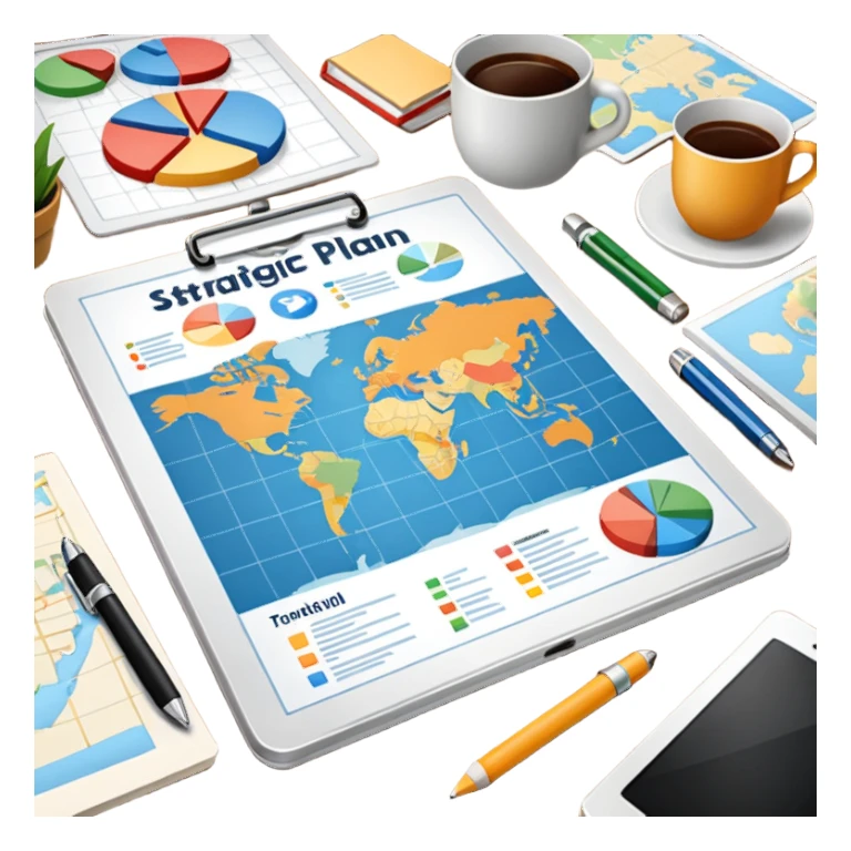 A war strategic plan sticker