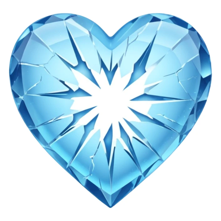 Frozen heart sticker
