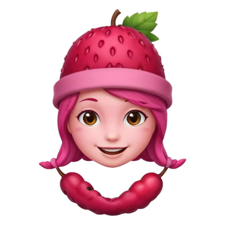 Cute berry female sticker